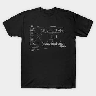 Bio-instrumentation Apparatus Vintage Patent Hand Drawing T-Shirt